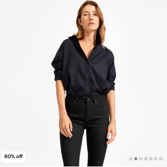 Everlane | The Mid Rise Skinny Jean Black Size 25 - Picture 2 of 9